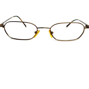 FENDI F531‎ Brown Sugar Metal Women's FRAMES ONLY 52-17-135 Made In H19609